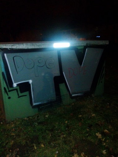 Graffiti Bombing in Essen - Photo by TagHagel - TV, TVS, Essen