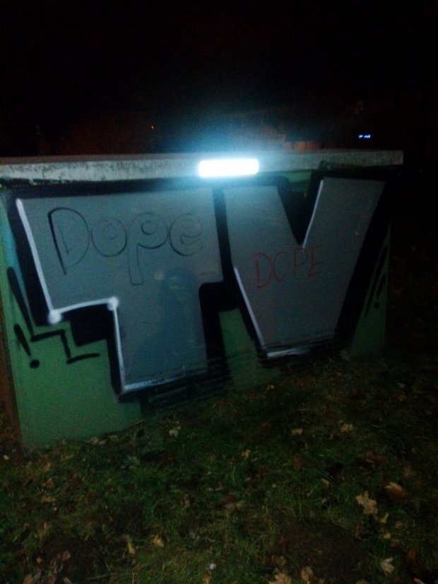 Graffiti Bombing in Essen - Photo by TagHagel - TV, TVS, Essen