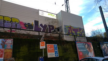 Graffiti Wall - Photo by TagHagel - nbr, lyp, lhs (2016)