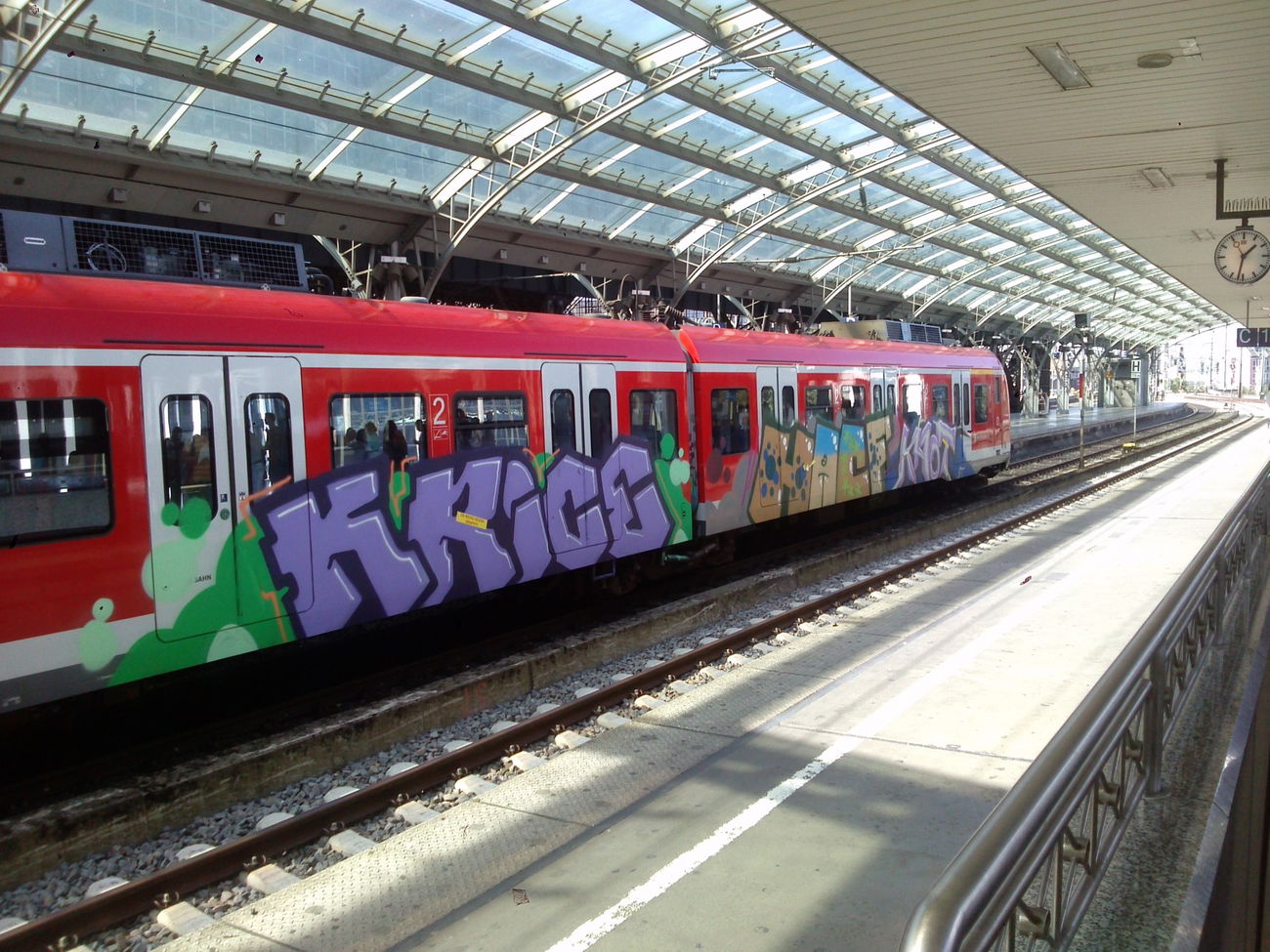 Graffiti Train - Photo by TagHagel - krice, hacf, ha (2016)