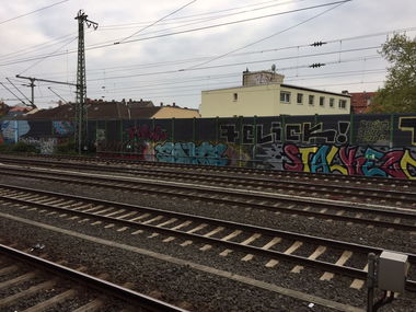 Graffiti Wall - Photo by TagHagel - 1up, tera, denk (2017)