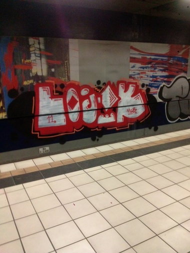 Graffiti Bombing - Photo by TagHagel - Köln, Cologne