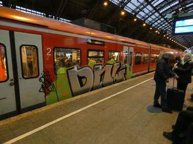 Graffiti Train - Photo by TagHagel - dnl (2017)
