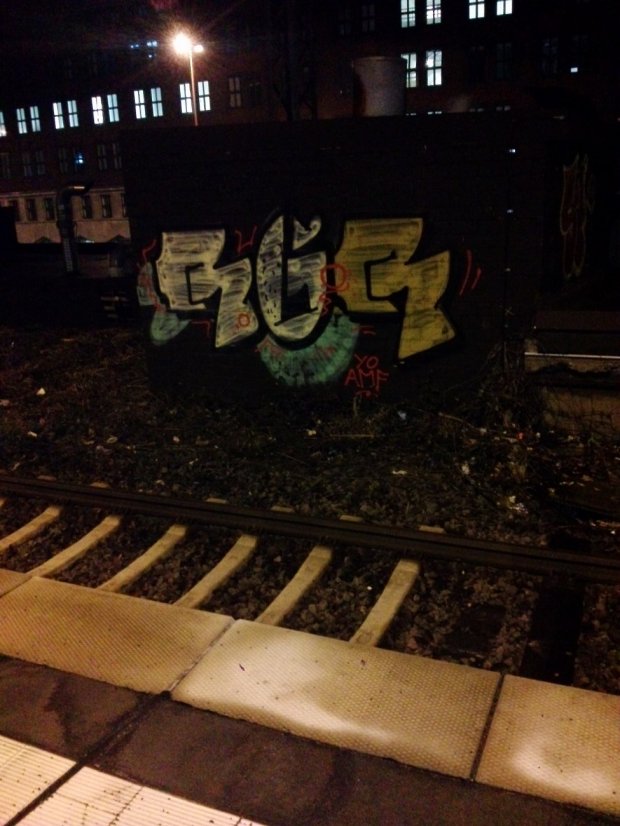 Graffiti Bombing - Photo by TagHagel - RGR, AMF, Essen