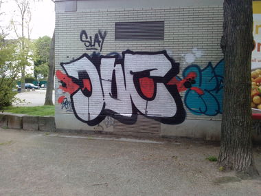 Graffiti Bombing - Photo by TagHagel - juc, köln, ehrenfeld (2016)