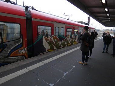 Graffiti Train - Photo by TagHagel - essen (2017)