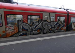 Graffiti Train - Photo by TagHagel - asek, abm, mear (2017)
