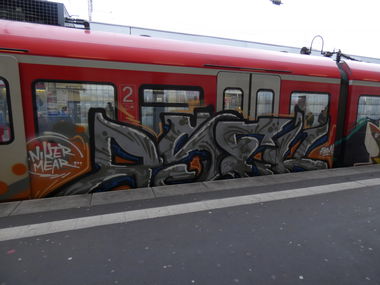 Graffiti Train - Photo by TagHagel - asek, abm, mear (2017)