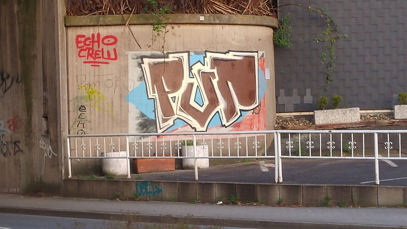 Graffiti Bombing - Photo by TagHagel - Pvn, echo, echos (2017)