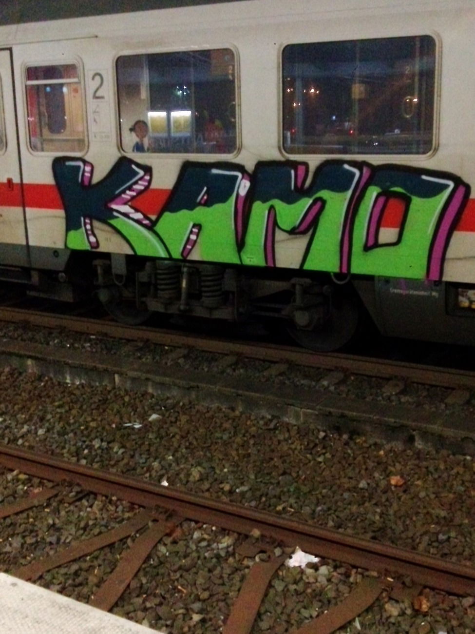 Graffiti Train - Photo by TagHagel - Kamo (2015)