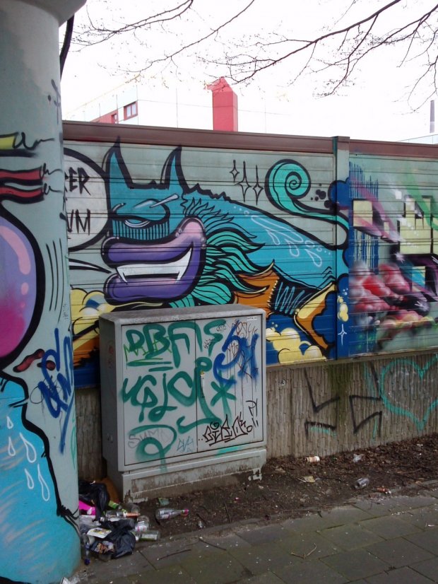 Graffiti Wall - Photo by TagHagel - Character, Essen