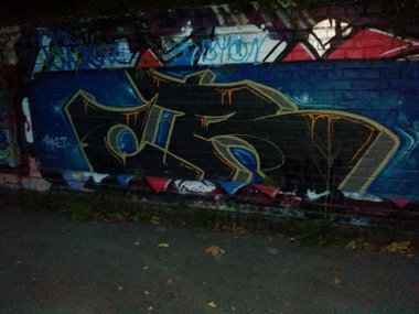 Graffiti Wall - Photo by TagHagel - cr, timbo, essen (2016)