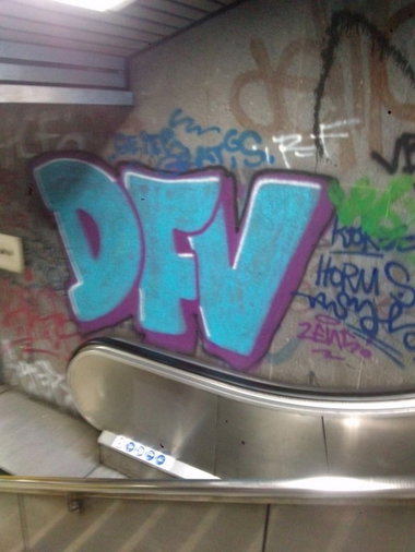 Graffiti Bombing - Photo by TagHagel - DFV, Köln, Cologne