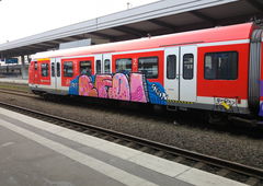 Graffiti Train - Photo by TagHagel - Krice, bfm, efoi (2017)