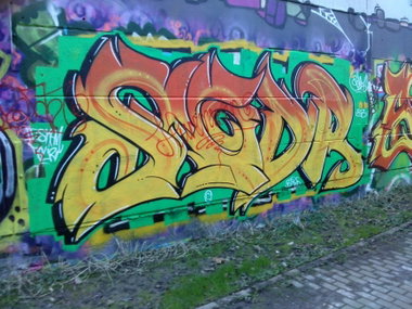 Graffiti Wall - Photo by TagHagel - SODR, Skem, Soda (2015)