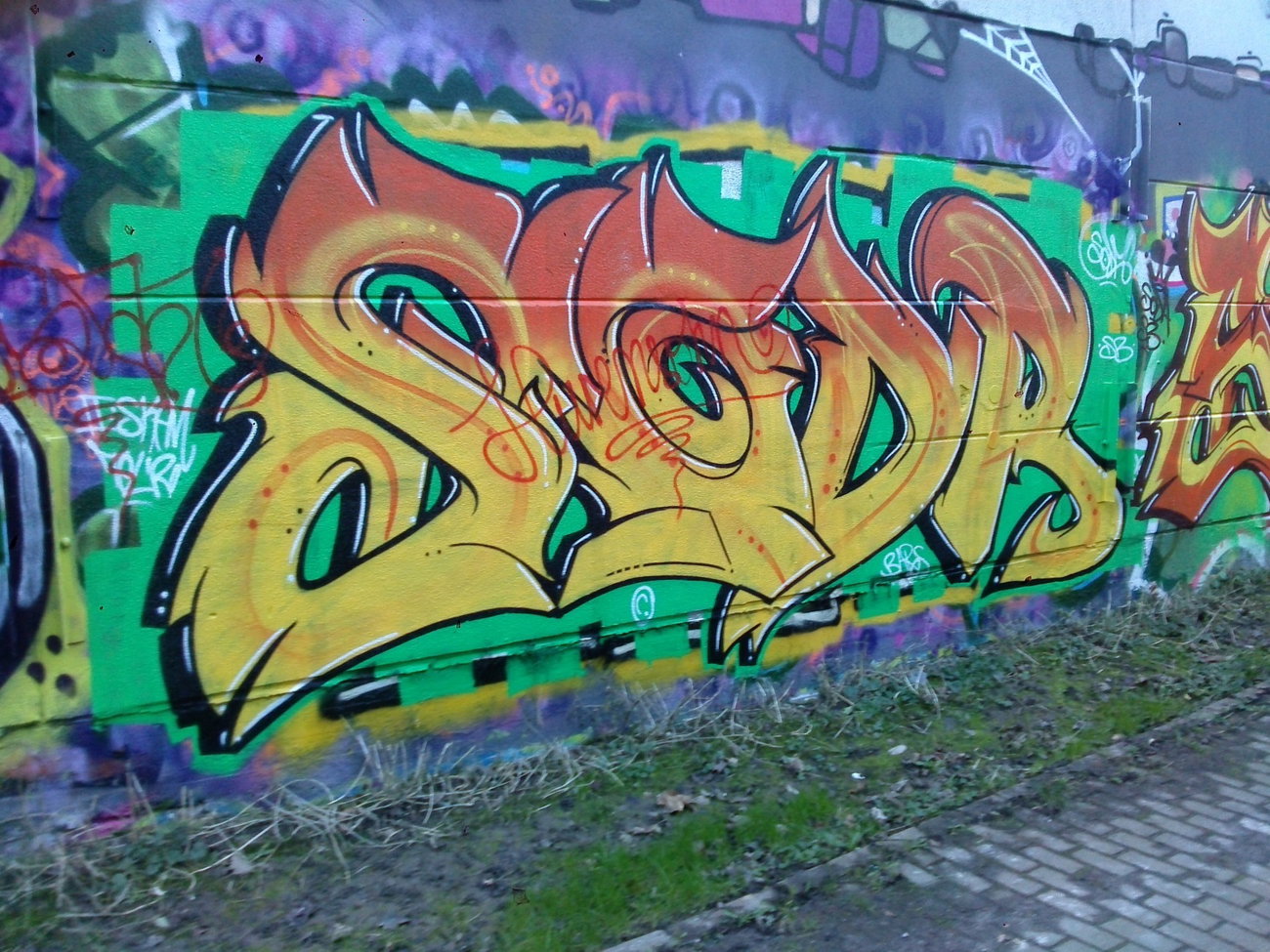 Graffiti Wall - Photo by TagHagel - SODR, Skem, Soda (2015)