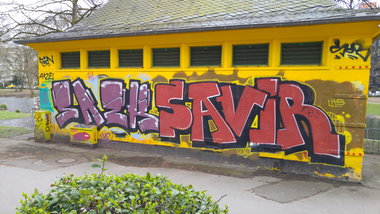 Graffiti Wall - Photo by TagHagel - Sazk, Savir, Köln