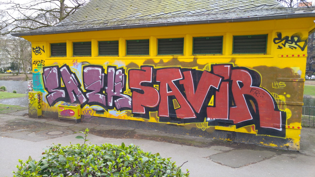 Graffiti Wall - Photo by TagHagel - Sazk, Savir, Köln