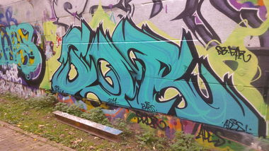 Graffiti Wall - Photo by TagHagel - Sodr, sb, soda (2017)