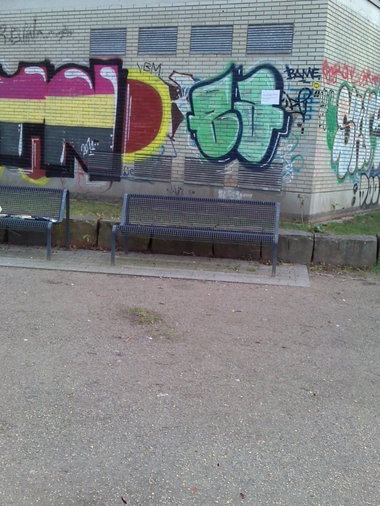 Graffiti Bombing - Photo by TagHagel - Bame, ea, Köln