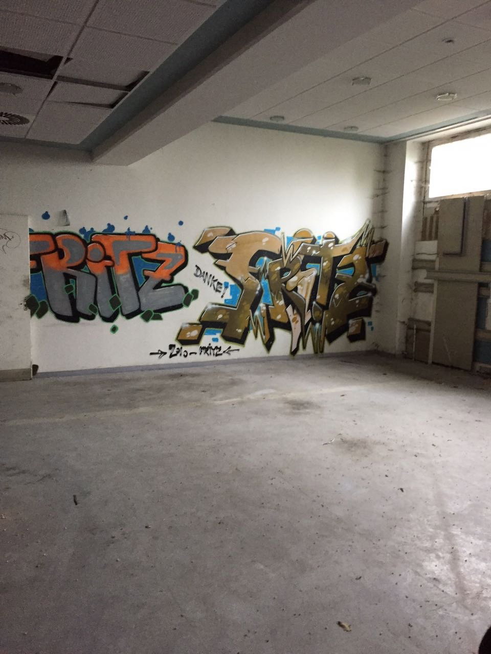 Graffiti Wall - Photo by TagHagel - fritz, danke (2017)