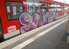 Graffiti Train - Photo by TagHagel - Gunner, Gunr, pokal (2017)