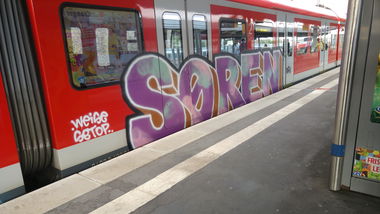 Graffiti Train - Photo by TagHagel - Gunner, Gunr, pokal (2017)