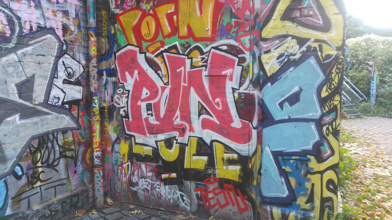 Graffiti Bombing - Photo by TagHagel - Pvn, bl, blutig (2017)