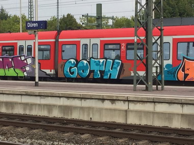 Graffiti Wall - Photo by TagHagel - Kaot, HACF, Goth (2016)