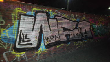 Graffiti Wall - Photo by TagHagel - WRA, Oberhausen (2017)