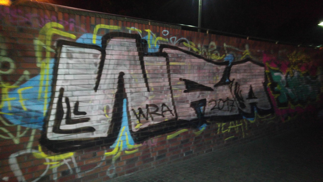 Graffiti Wall - Photo by TagHagel - WRA, Oberhausen (2017)