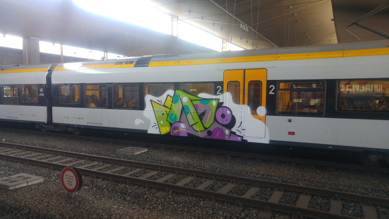 Graffiti Train - Photo by TagHagel - Epsc, düsseldorf (2018)