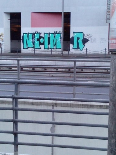 Graffiti Bombing - Photo by TagHagel - NC, Nice, IMR