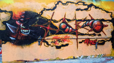 Graffiti Wall - Photo by Takoe - tako, amc, amek (2015)