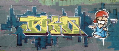 Graffiti Wall - Photo by Takoe - tako, amek, amc (2012)