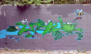 Graffiti Wall - Photo by Takoe - tako, amc, AMC (2013)