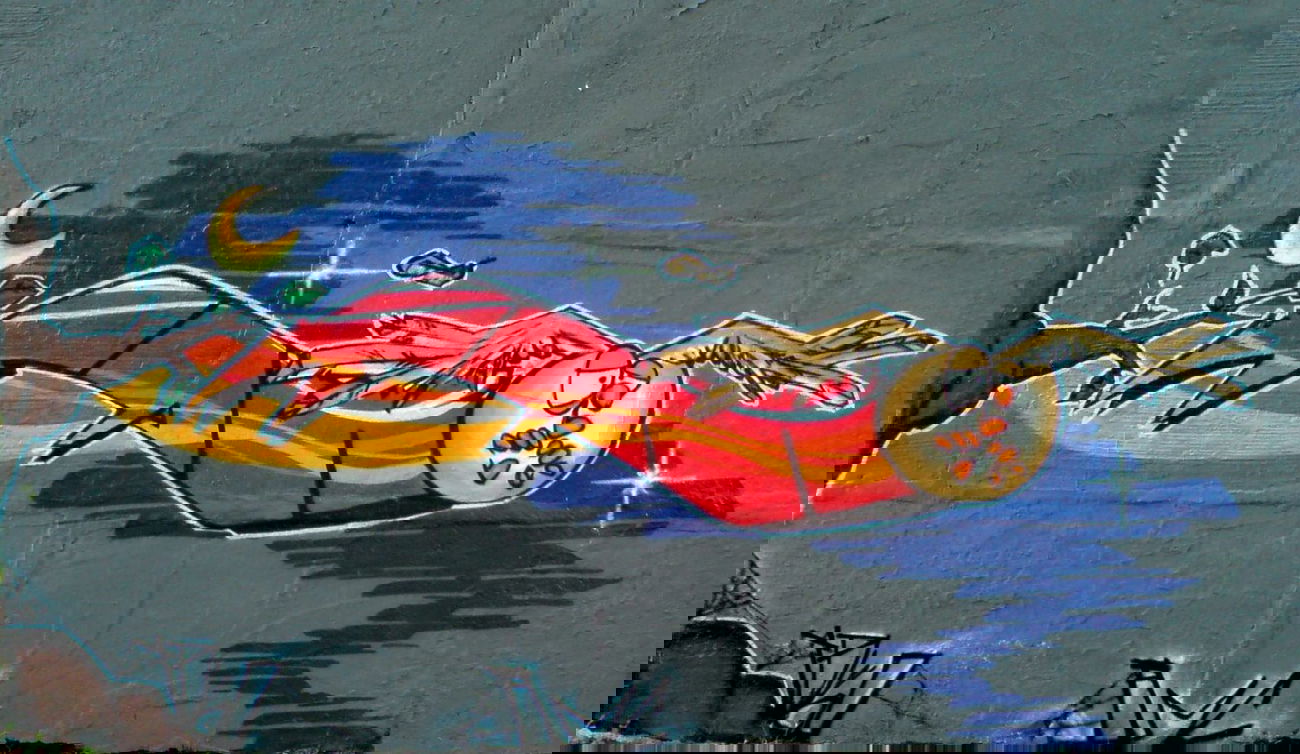 Graffiti Wall in Luckenwalde - Photo by Takoe - tako, amc, AMC (2013)