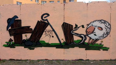 Graffiti Wall in Halle - Photo by Takoe - tako, Takoe, amc (2013)