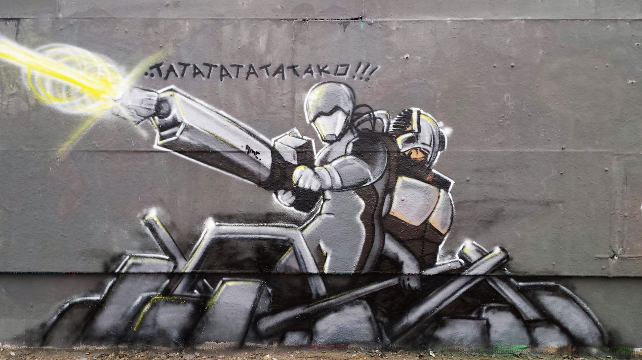 Graffiti Wall - Photo by Takoe - Tako, AMC, Takoe (2016)