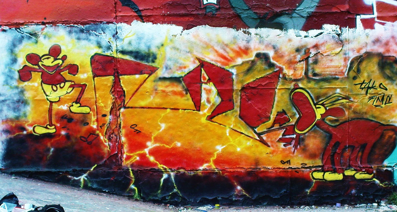 Graffiti Wall in Mellowpark berlin - Photo by Takoe - tako, amc, AMC (2015)