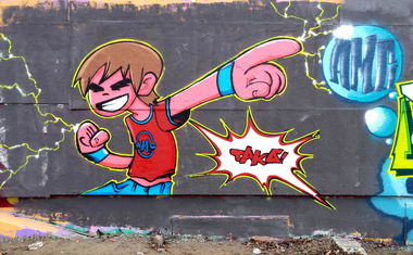 Graffiti Wall - Photo by Takoe - Tako, AMC, Amek (2017)