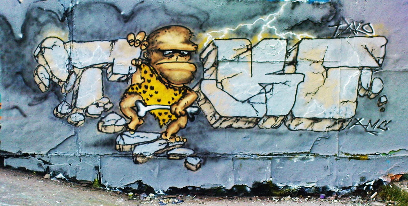 Graffiti Wall in Mellowpark berlin - Photo by Takoe (2015)