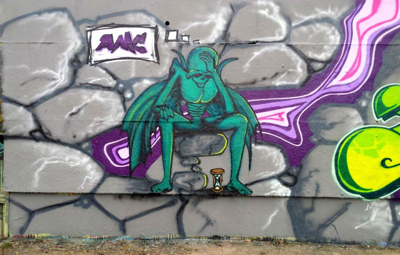 Graffiti Wall - Photo by Takoe - Tako, AMC (2017)