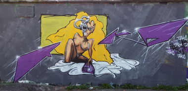 Graffiti Wall in Kassel - Photo by Takoe - Tako, AMC, TV (2016)