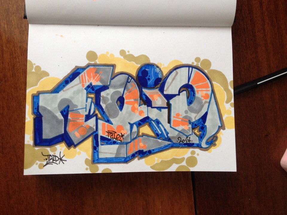 Graffiti Sketch - Photo by Tale