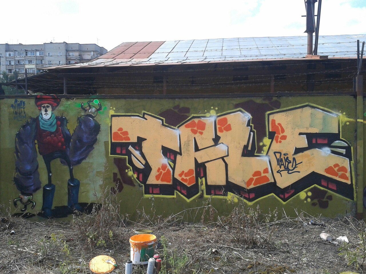 Graffiti Wall - Photo by Tale