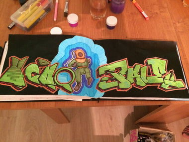 Graffiti Sketch - Photo by Tale