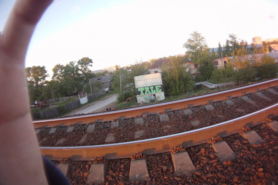 Graffiti Bombing in Kirov - Photo by Talerone - tale (2013)