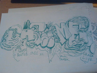 Graffiti Sketch - Photo by Tamek - antitamek (2005)