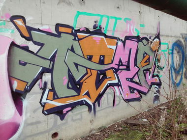 Graffiti Wall - Photo by Tamer970 - graffiti, wall, 2015czPainting (2015)